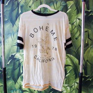 Forever 21 Oversized Boho Tee